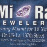 Mira Jewelers Business Card